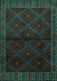 Persian Turquoise Traditional Rug, tr2389turq