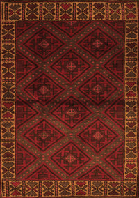 Persian Orange Traditional Rug, tr2389org