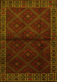 Persian Yellow Traditional Rug, tr2389yw