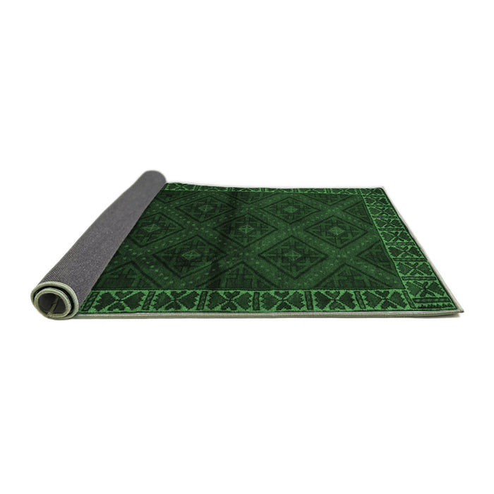 Sideview of Persian Emerald Green Traditional Rug, tr2389emgrn