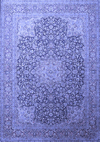 Medallion Blue Traditional Rug, tr238blu