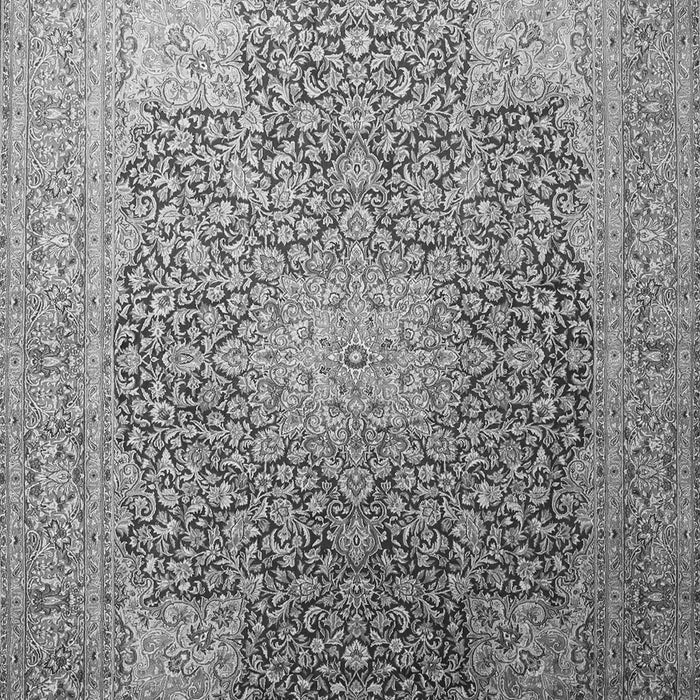 Medallion Gray Traditional Rug, tr238gry