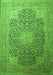 Medallion Green Traditional Rug, tr238grn