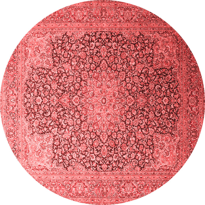 Medallion Red Traditional Rug, tr238red