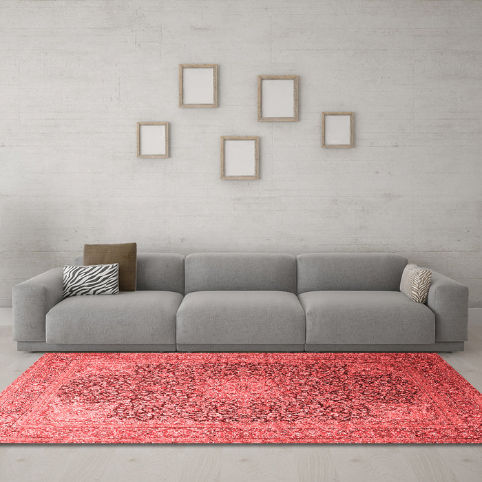 Traditional Red Washable Rugs