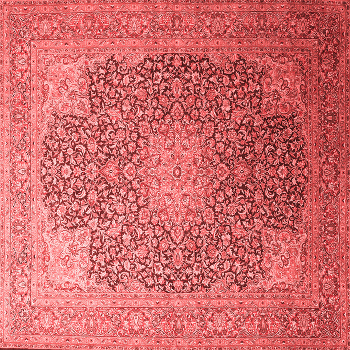 Medallion Red Traditional Rug, tr238red