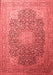 Medallion Red Traditional Area Rugs