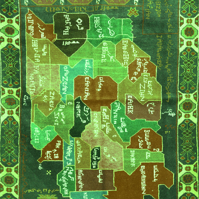 Persian Green Traditional Rug, tr2390grn
