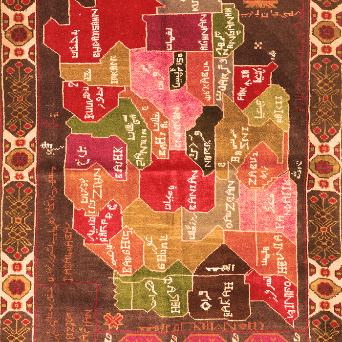 Persian Orange Traditional Rug, tr2390org