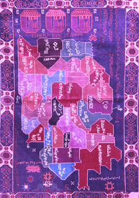 Persian Purple Traditional Rug, tr2390pur