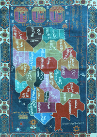 Persian Light Blue Traditional Rug, tr2390lblu