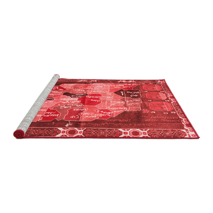 Traditional Red Washable Rugs