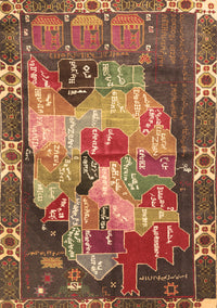 Persian Brown Traditional Rug, tr2390brn