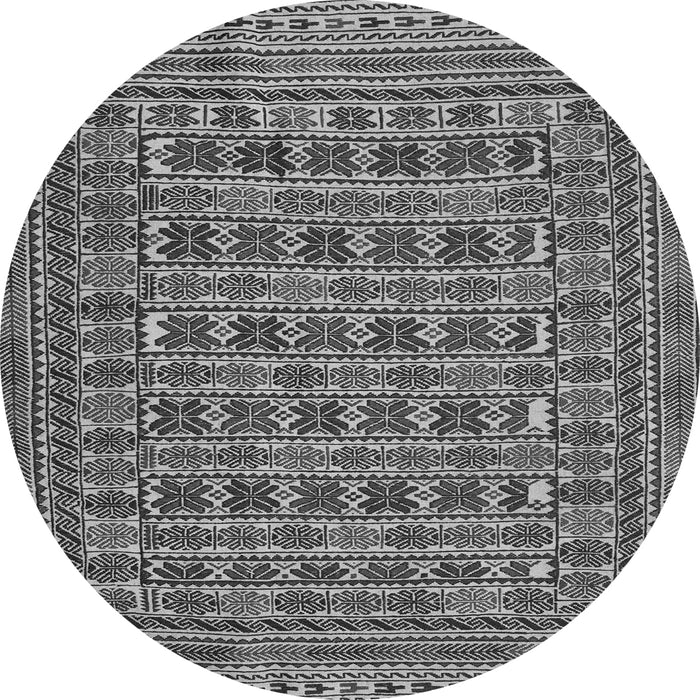Square Persian Gray Traditional Rug, tr2391gry