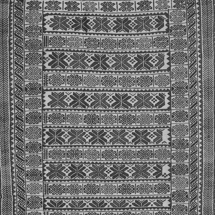 Serging Thickness of Machine Washable Persian Gray Traditional Rug, wshtr2391gry