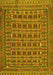 Machine Washable Persian Yellow Traditional Rug, wshtr2391yw