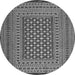 Square Persian Gray Traditional Rug, tr2392gry
