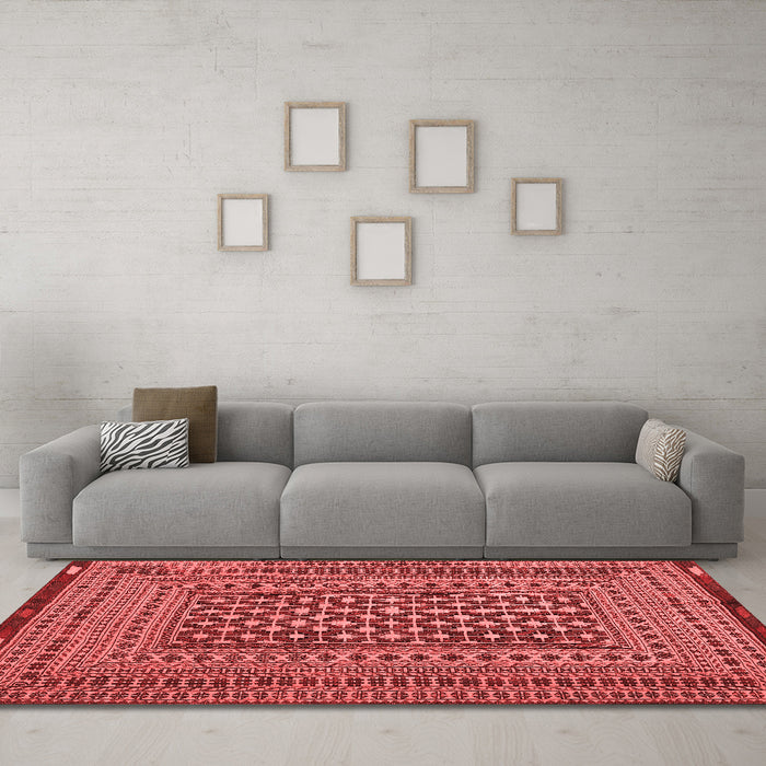 Traditional Red Washable Rugs
