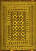 Machine Washable Persian Yellow Traditional Rug, wshtr2392yw