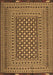 Machine Washable Persian Brown Traditional Rug, wshtr2392brn