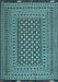 Machine Washable Persian Light Blue Traditional Rug, wshtr2392lblu