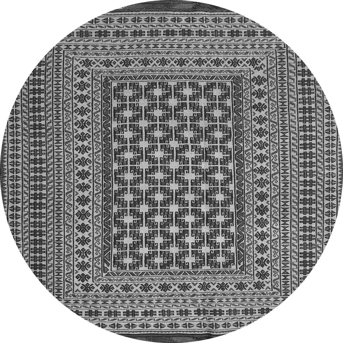 Machine Washable Persian Gray Traditional Rug, wshtr2392gry