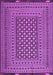 Machine Washable Persian Purple Traditional Area Rugs, wshtr2392pur