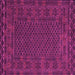 Square Persian Pink Traditional Rug, tr2393pnk