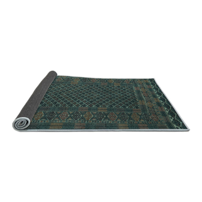 Sideview of Persian Light Blue Traditional Rug, tr2393lblu