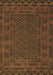 Machine Washable Persian Brown Traditional Rug, wshtr2393brn