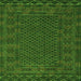 Serging Thickness of Persian Green Traditional Rug, tr2393grn
