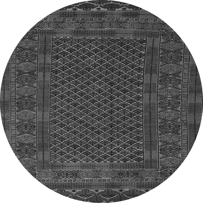 Machine Washable Persian Gray Traditional Rug, wshtr2393gry