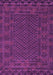 Machine Washable Persian Purple Traditional Area Rugs, wshtr2393pur