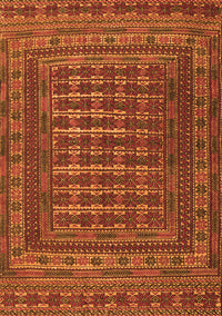 Southwestern Orange Country Rug, tr2394org