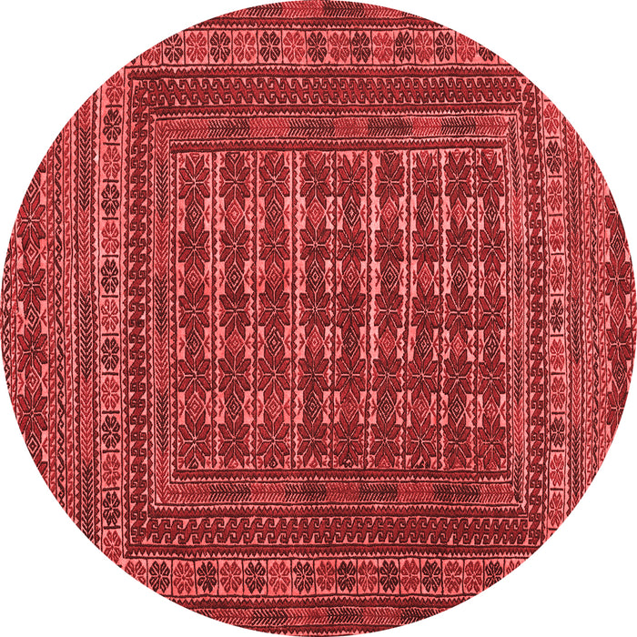 Machine Washable Southwestern Red Country Rug, wshtr2394red
