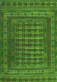 Southwestern Green Country Rug, tr2394grn