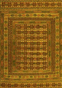 Southwestern Yellow Country Rug, tr2394yw