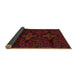 Sideview of Traditional Bakers Brown Persian Rug, tr2395