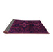Sideview of Persian Purple Traditional Rug, tr2395pur