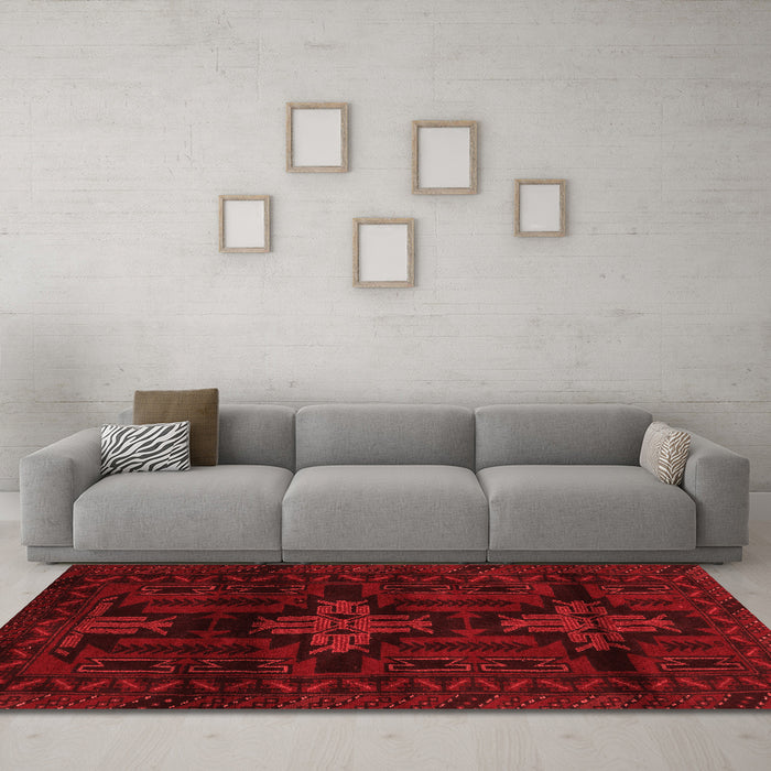 Traditional Red Washable Rugs