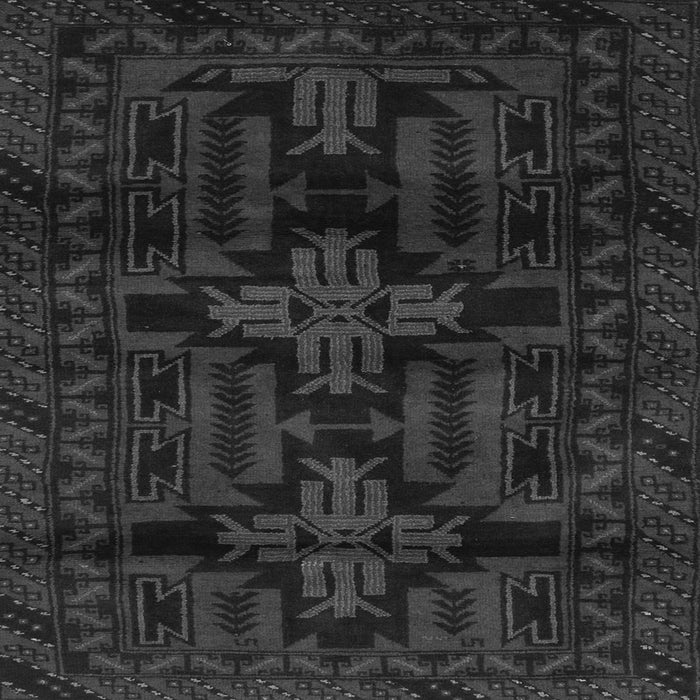 Serging Thickness of Persian Gray Traditional Rug, tr2395gry