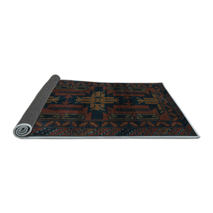 Sideview of Persian Light Blue Traditional Rug, tr2395lblu
