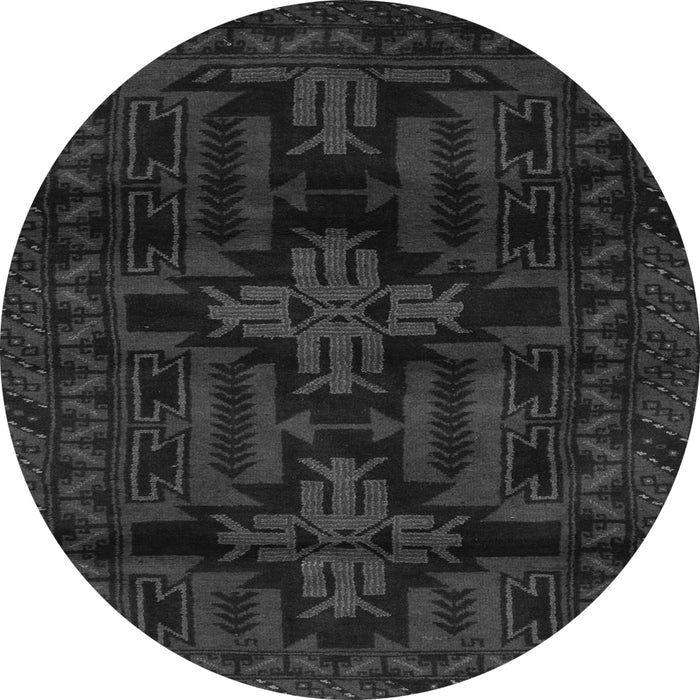 Square Persian Gray Traditional Rug, tr2395gry