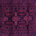 Square Persian Purple Traditional Rug, tr2395pur
