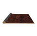 Sideview of Persian Brown Traditional Rug, tr2395brn
