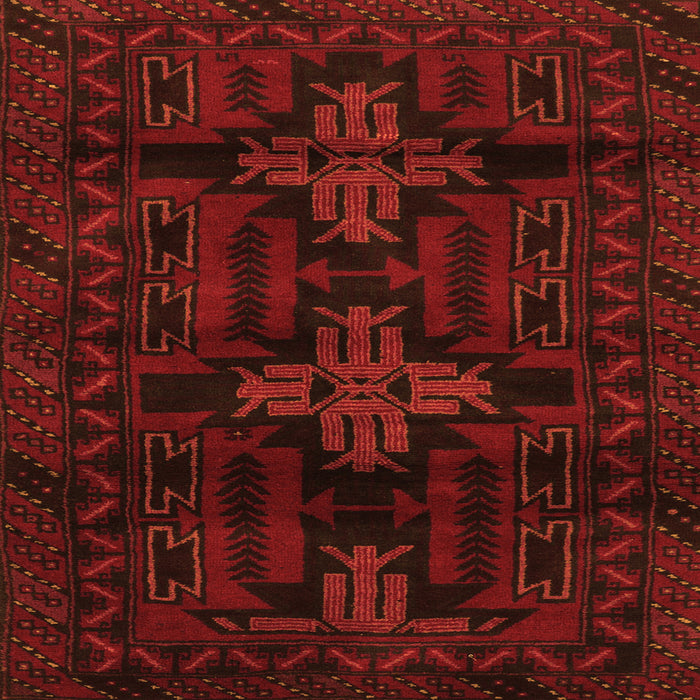 Serging Thickness of Persian Orange Traditional Rug, tr2395org