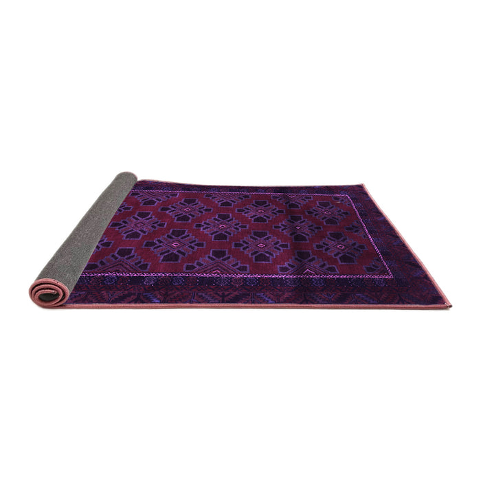 Sideview of Southwestern Purple Country Rug, tr2396pur