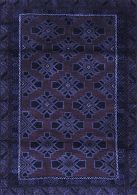 Southwestern Blue Country Rug, tr2396blu