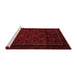 Country Red Washable Rugs