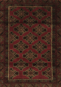 Southwestern Brown Country Rug, tr2396brn